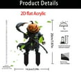 thumbnail image 3 of Halloween Skeleton Ground Stakes - 2D Acrylic Yard Decor for Haunted Gardens & Pathways, 3 of 8