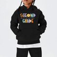 thumbnail image 5 of Mercatoo Girls Boys School Season Graphic Cute Fashion Oversized Aesthetic Sweatshirts Kids Summer Hooded Top 𝗕ack to School Shirt, 5 of 7