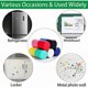 thumbnail image 4 of Pack of 40 Magnetic Fridge Magnets, Small Round Colorful Decorative Magnets for Whiteboard, Classroom, Office (10 Colors), 4 of 4
