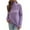 Purple, variant on IROINNID Womens Sweater Turtleneck Pullover Sweater Solid Color Casual Mid-Length Long Sleeve Sweater Autumn and Winter Sweater