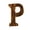 P, variant on Visland English Alphabet Letters Wooden Number Home Decorative Mini Wood Embellishments Arts Crafts Display