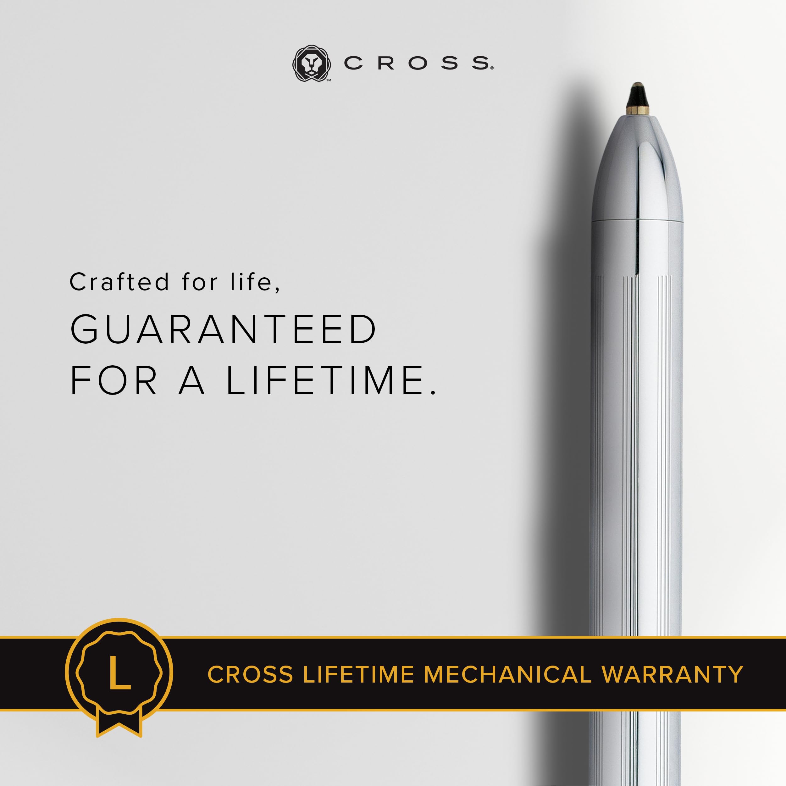 Cross Tech3+ Lustrous Chrome Multifunction Pen