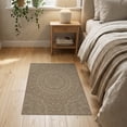 thumbnail image 3 of ODIKA Vintage Under Boho Faded Center Large Distressed Border Dining Flowing Dynamic Pet Friendly & Kids Safe Bedside for Bedroom, Nursery, RV, 3 of 7