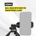 thumbnail image 2 of Koah Joey Mini Extendable Tripod with Built-in Phone Mount for Content Creators, 2 of 6