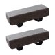 thumbnail image 3 of 2x Cojín para reposabrazos de silla Almohadilla de esponja para reposabrazos Almohada de apoyo para el codo para Gris oscuro, 3 of 9