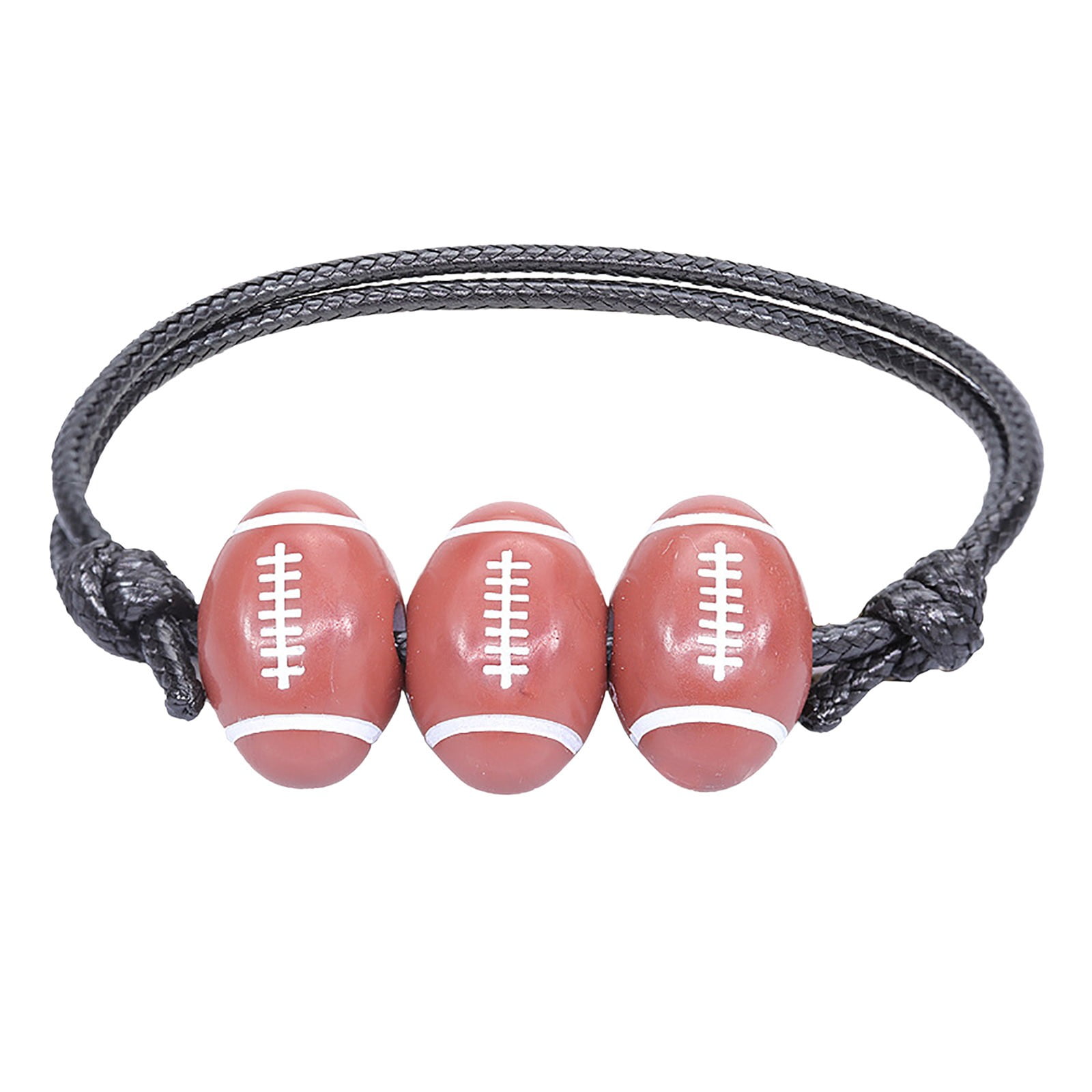 Soccer Charm Bracelets Soccer Party Favors Black Red White Brown