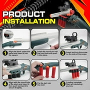 Shell Ejecting Foam Blaster – Manual Loading, Soft Dart Blaster with Shell Ejection for 14+ Years Old