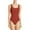 Red, variant on Ohufall One Piece Bathing Suit for Women Women Push Up Padded Bikini Swimsuit Training Athletic Swimwear Sport Tank Swimwear Tummy Control Bathing Suits