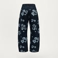 thumbnail image 6 of Axiiglly Jeans for Women Mid Rise Wide Leg Boho Barrel Jeans with Pockets Trendy Denim Pants, S-2XL, 6 of 7