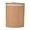 Beige, variant on CarpNettore Corner Bamboo Laundry Hamper with Lid with Handle Toys Storage Organizer Washing Coffee