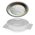 thumbnail image 4 of Durable Packaging 9" Aluminum Foil Pie Pan Plate Tin 1-5/16" Deep w/Clear Plastic Clamshell 50/Pk (pack of 50), 4 of 4