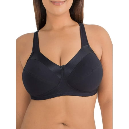 Womens Plus Size Wirefree Bra, Style 96715 (Best Sports Bra For C Cup Runners)