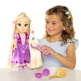 thumbnail image 4 of Disney Princess Magical Light up and Style Rapunzel Doll, 4 of 13