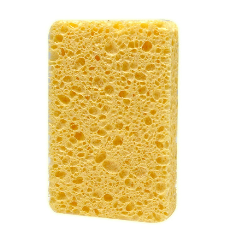 ARCLIBER Cellulose Sponges,Heavy Duty Scrub Kitchen Sponge,Clean Tough  Messes Without Scratching Sponges Kitchen(6 Pack)