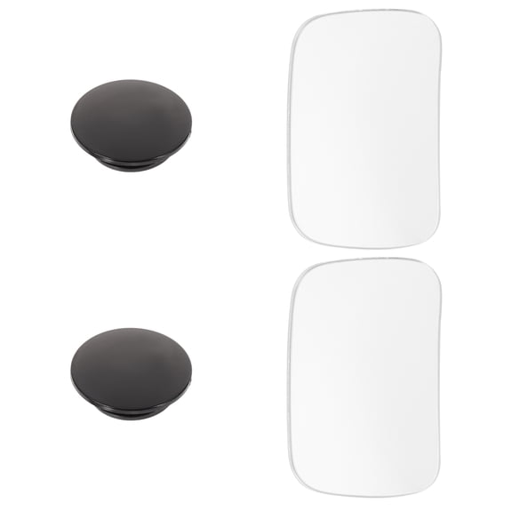 NIAIZEK Wide Angle Side View Mirrors for Cars, 1 Pair with Anti-Glare Glass, Easy Installation, Enhanced Rearview Safety for Drivers