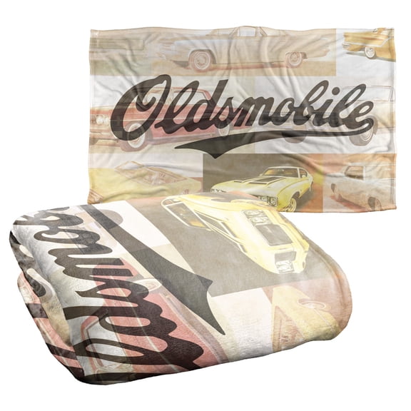 Oldsmobile Old Classics Silky Touch Super Soft Throw Blanket 36" x 58"