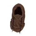 thumbnail image 4 of lionlar Ski Adjustable Drawstring Cap Balaclava Hat for Motorbike Hiking Riding Coffee, 4 of 9