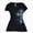 Black, variant on Women Y2K Grunge Vintage Graphic Tees V-Neck Short Sleeve Slim Fit T-Shirt Emo Clothes for Teen Young Girls 2000s Streetwear Blue Size M
