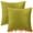 Yellow, variant on Unique Bargains 2 Soft Velvet Knitted Throw Pillow Covers Spring Decorative Pillow Cases Dark Blue