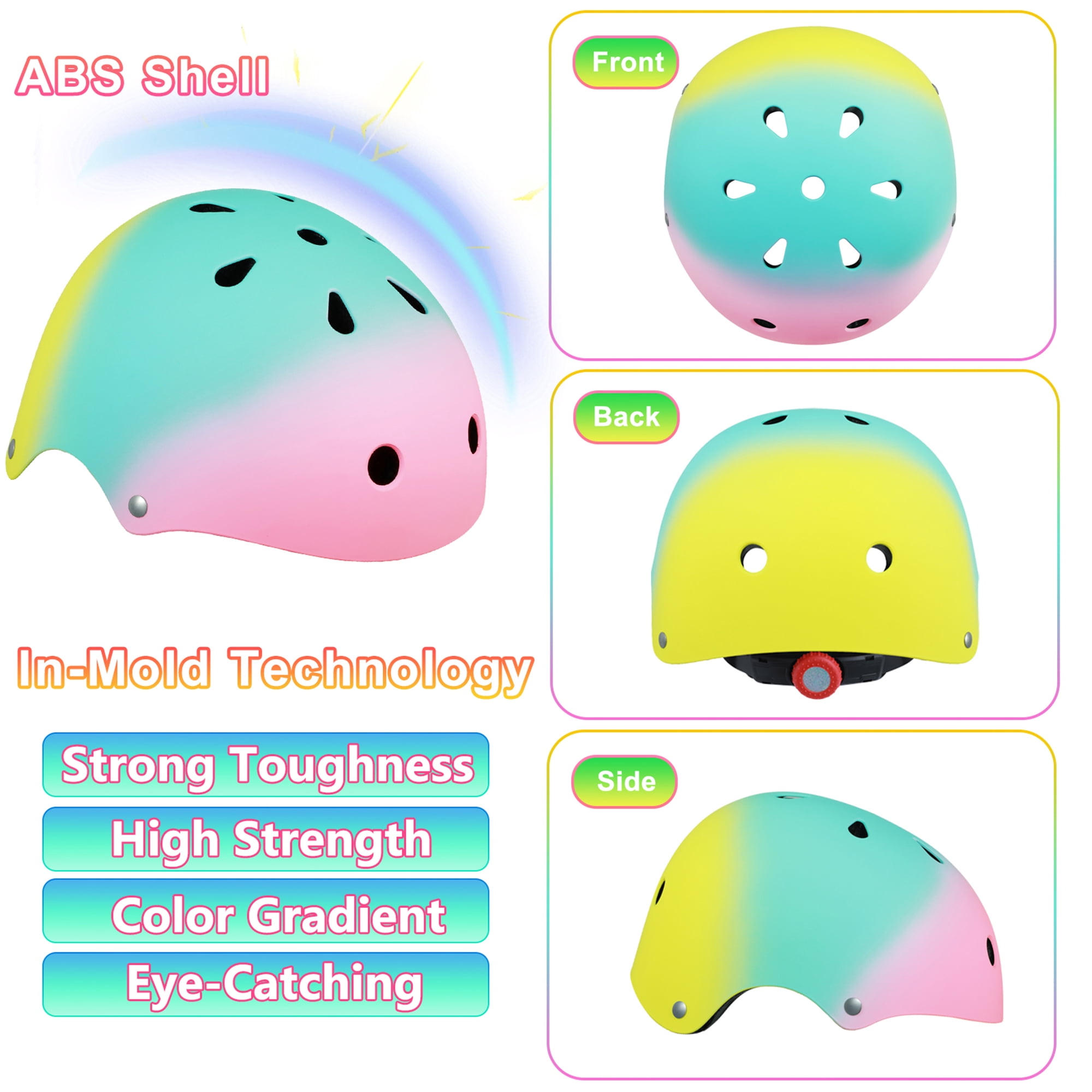 Kids Bike Helmet for Age 3-5-8-10-16 Years Boys Girls Toddler Cycling Skateboard RollerScooter Rollerblade Helmet