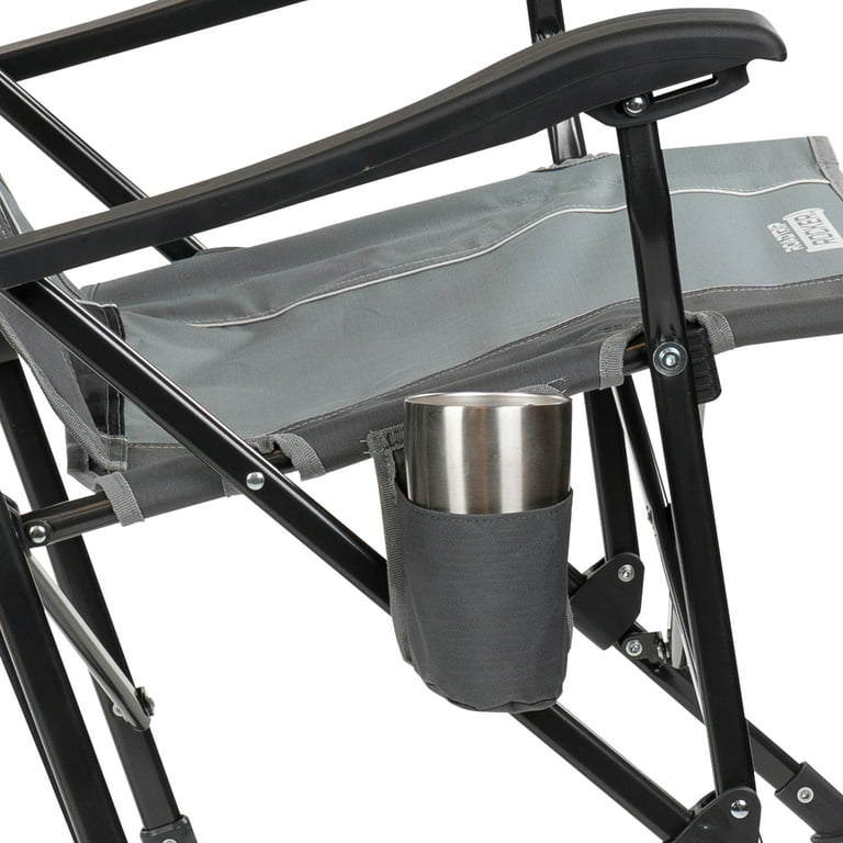 GCI Outdoor RoadTrip Rocker Foldable Rocking Camp Chair, Mercury