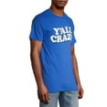 thumbnail image 4 of Y'all Crazy Men's and Big Men's Graphic T-shirt, 4 of 6