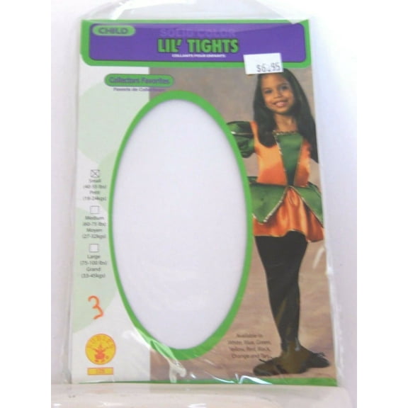 Ballerina Ballet Dancer Costume Accessory White Kids Girls Tights Large 12-14