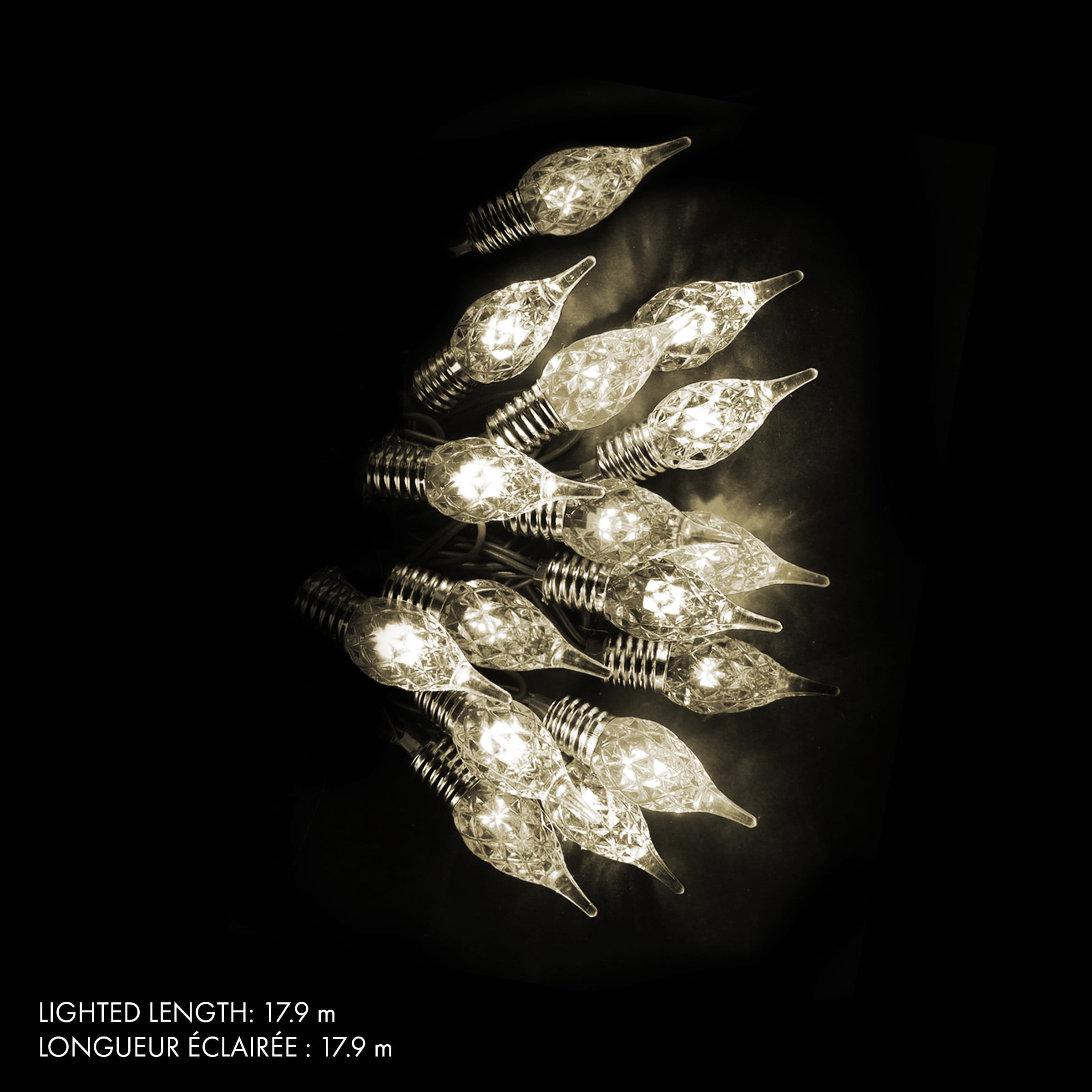 Danson Décor 180 C6 Teardrop LED Plug In Lights, Warm White