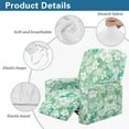 thumbnail image 5 of Xixirimido Hibiscus Flower Green Pattern Printed Recliner Slipcover Stretch Reclining Chair Covers 4 Pieces Non Slip Recliner Sofa Slipcovers with Pocket Lazy Boy Chair Cover for Pet Kid, 5 of 8