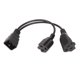 thumbnail image 2 of Cable divisor de Alimentación ANGGREK IEC320 C14 a 5 15R 5 20R 12,6 Pulgadas, 2 of 7