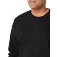thumbnail image 3 of Hanes Chandail à Col Rond pour Adulte en Coton Ultime, S, Noir, 3 of 8