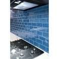 thumbnail image 6 of Apollo Tile   40 Pack 3-in x 6-in Blue Rectangular Subway Glossy Finished Glass Mosaic Wall Tile (5 Sq ft/case), 6 of 6