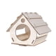 thumbnail image 1 of Casa de pájaros de madera sin terminar, bricolaje, adorno sin ensamblar, artesanía, suministros para mascotas para exteriores 15x16x127cm, 1 of 9