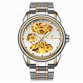 thumbnail image 4 of Reloj mecánico automático en nombre del reloj de hombre hueco de doble cara reloj mecánico impermeable, 4 of 5