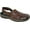 Brown Pebbled Leather, variant on Men's Drew Barcelona Closed Toe Sandal Black Pebbled Leather 12.5 6E