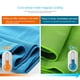 thumbnail image 2 of Yuarrent Toalla de hielo refrescante para viajes, transpirable, para golpes de calor, toallas de secado rápido, para entrenamiento deportivo, paño frío Uniforme atlético azul claro Yuarrent OD0294-03, 2 of 6