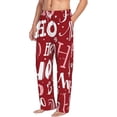 thumbnail image 2 of Balery Ho Pattern Funny Christmas print Men's Pajama Pants,Ultra Lightweight Pjs,Lounge Pant-XX-Large, 2 of 9