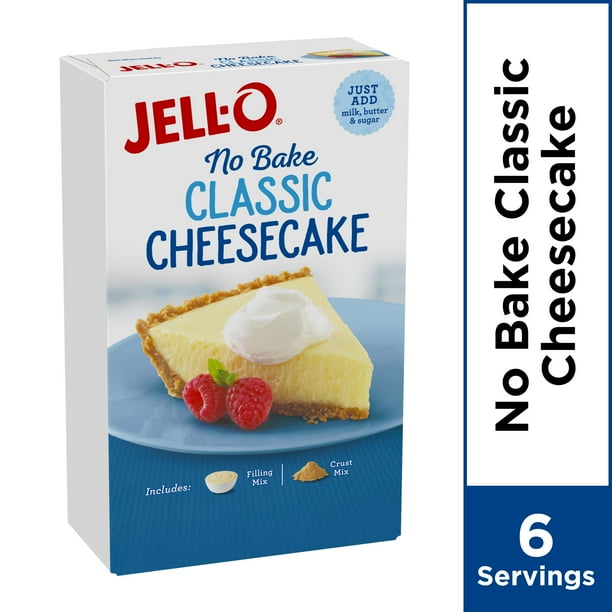 JellO No Bake Classic Cheesecake Dessert Mix, 11.1 oz Box Walmart