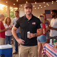 thumbnail image 6 of Mens Polo Shirts Short Sleeve Usa 250th Anniversary Jersey 1776 Shirts for Men Mens 4th Of July Outfit Patriotic Tshirts Memorial Day Shirt America Shirts Shirts Men Graphic Tees, 6 of 8
