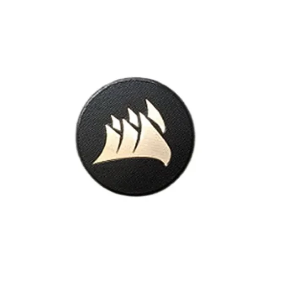 3Pcs/lot, PC Case 12CM Metal Sticker ROG MSI AORUS Decorative Sticker For Label Gold-plated Cooling 120/140mm Fan CORSAIR 3Pcs