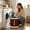 Brown,C, variant on Ball Type Round Laundry Basket,Laundry Hamper for Nursery Boy and Girl,Waterproof Foldable Laundry Basket for Baby Room,Dormitory,Bedroom,Bathroom