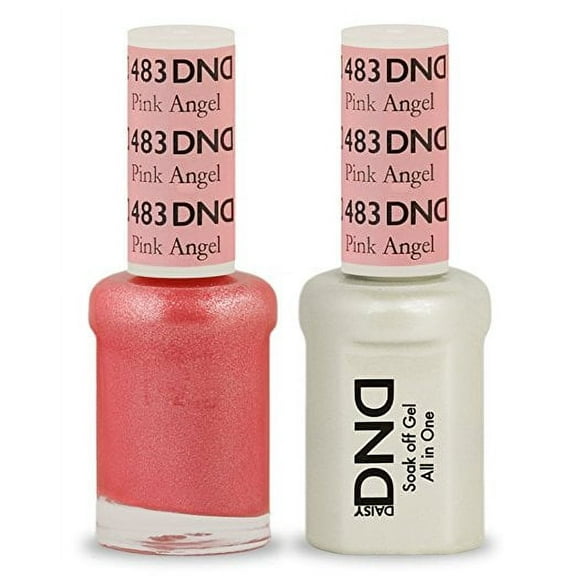 DND Nail Polish Gel & Matching Lacquer Set (483 - Pink Angel)