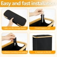 thumbnail image 2 of Jokapy Toilet Paper Holder with Lid, Freestanding Slim Toilet Paper Storage Basket, Black, 2 of 10
