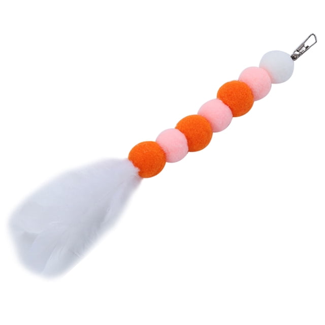 Jouet pour Chat Recharge de Plumes Mignon DIY Baguette de Remplacement