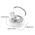 thumbnail image 3 of Precios de Descuento Únicos, Auriculares inalámbricos Bluetooth 5.3 con clip Calidad de sonido HIFI para llamadas de alta definición y batería de larga duración Auriculares Bluetooth Akmoler, 3 of 9