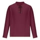 thumbnail image 3 of pstuiky camisa de manga larga para hombre, Camisa de estilo hippie para hombre, de manga corta, estilo playero, informal, con cuello alto y solapa de manga larga. Tops casuales para hombres s, 3 of 5