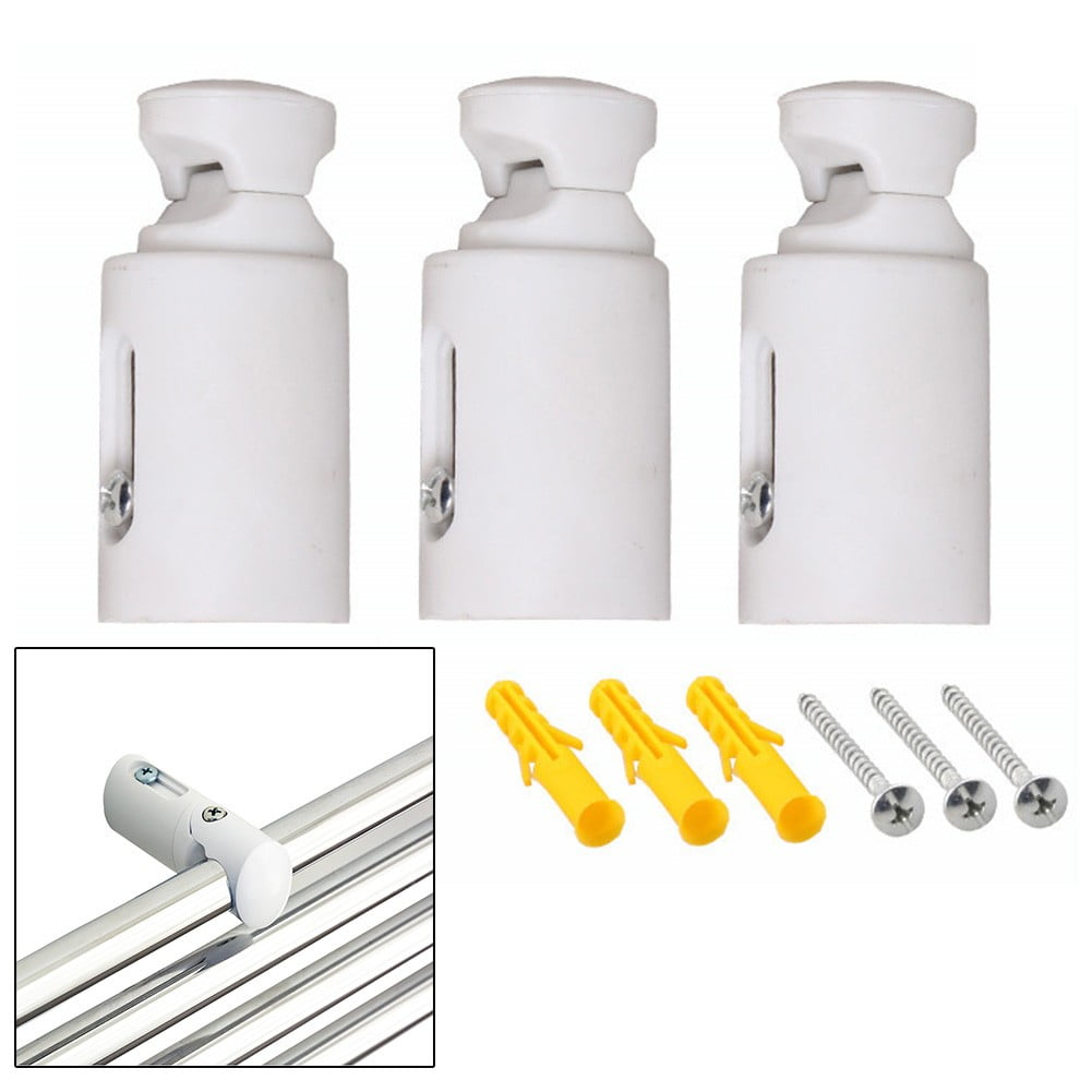 3 x Replacement Towel Rail Radiator Brackets Heated Wall Fixing Mounting  White | Walmart Canada