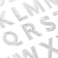 thumbnail image 2 of 72 Pcs Iron On Letters Numbers Patches - White Applique, 2 of 5