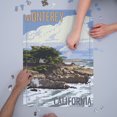 thumbnail image 3 of Monterey, California, Cypress Tree (1000 Piece Puzzle, Size 19x27, Challenging Jigsaw Puzzle for Adults and Family, Made in USA), 3 of 4