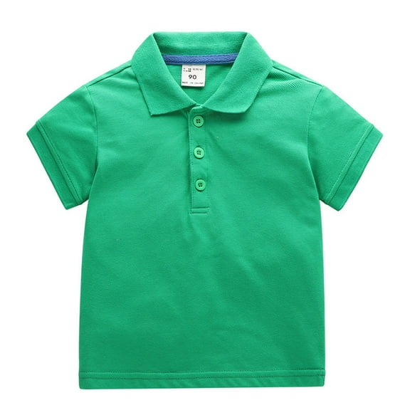 Coerni Baby Toddler Boys Classic Pol𝐨 Shirts Kids Short Sleeve Shirt School Unifor𝐦s for Boys Back to School Shirt Top